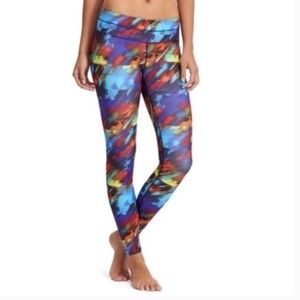 Athleta Colorburst Sonar Running Tights Sz S